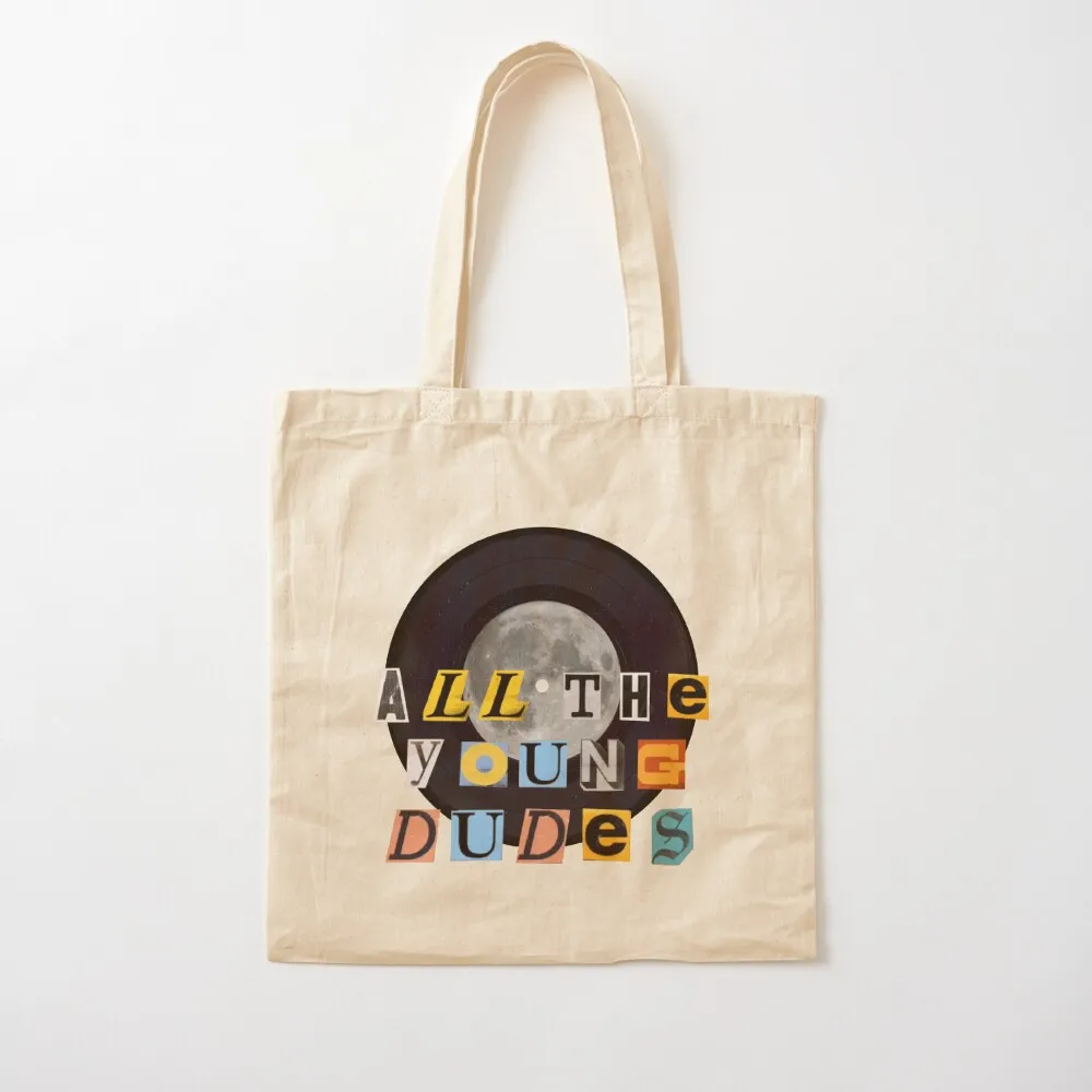 All The Young Dudes - Simplified Print Tote Bag shopper bag women canvas custom canvas bag Beach tote custom
