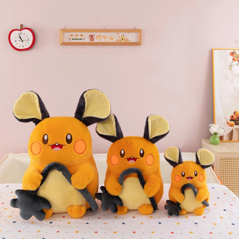 

Pokemon 23-70cm Dedenne Plush Toys Kawaii Anime Cartoon Pokémon Cute Mouse Doll Stuffed Plushie Toys for Kid Birthday Xmas Gift