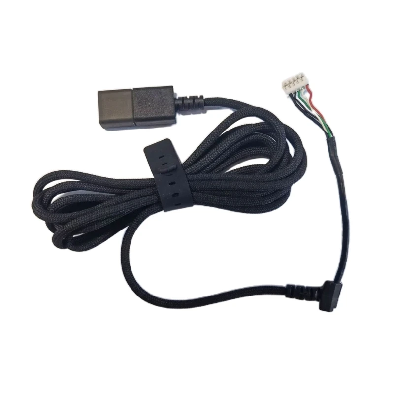 A9LC USB Mouse Line, USB Mouse Cable Black Wire Replacement Repair Part for ViperMini Game Mouse