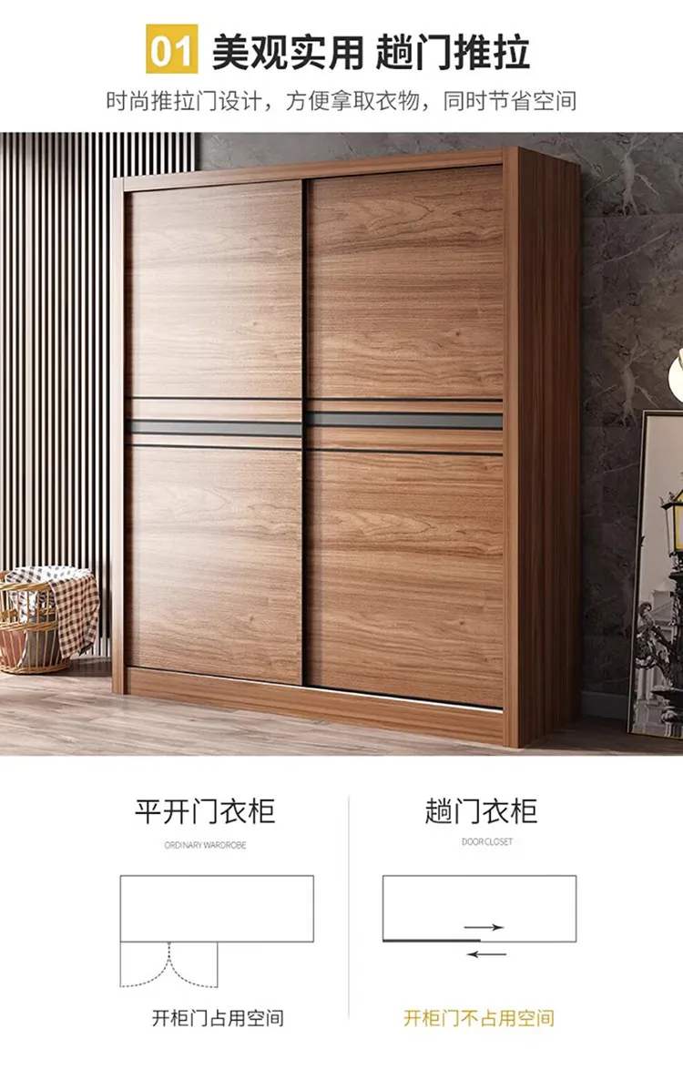 Luxury Material Wardrobe Closet Customized Tall Shelves Open Wardrobes Display Space Saving Muebles Para Hogar Furniture Home