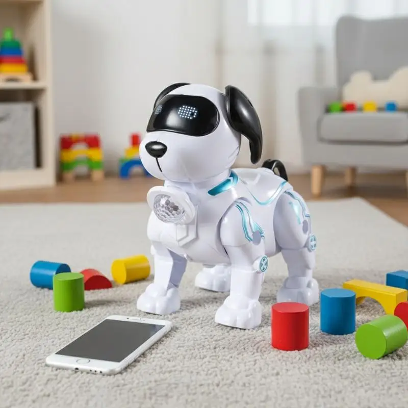 Interactive Programmable Robot Dog Touch Control Electronic Smart Walking Stunt Pet Toy for Home Party Kids