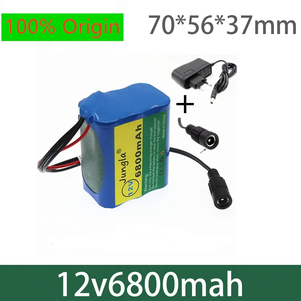 

New Original 12V 6.8 Ah 6800mAh 18650 Rechargeable batteries 12V with BMS Lithium Battery pack Protection Board +12.6V Charger