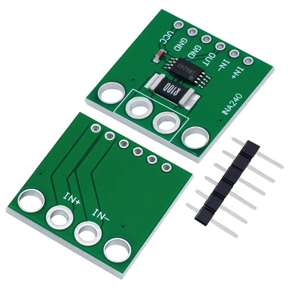 Moduł INA240 INA240A1 Wzmacniacz wykrywania prądu Monitorowanie prądu Dwukierunkowy moduł zbierania prądu