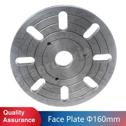 160mm Lathe Face Plate Slot Size12mm S/N:10007 for CX704&Grizzly G8688&G0765&Compact 9&JET BD-6&BD-X7&BD-7&SIEG C2/C3/SC2/CJ0618