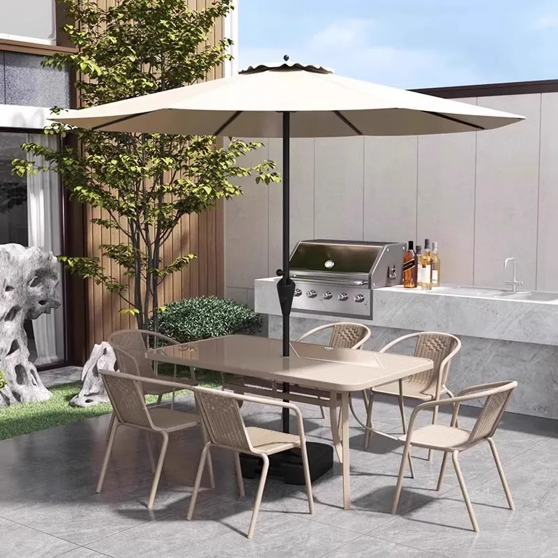 European Aesthetic Garden Furniture Sets Designer Modern Garden Furniture Sets Creative Trendy Muebles Exterior Salon Furniture
