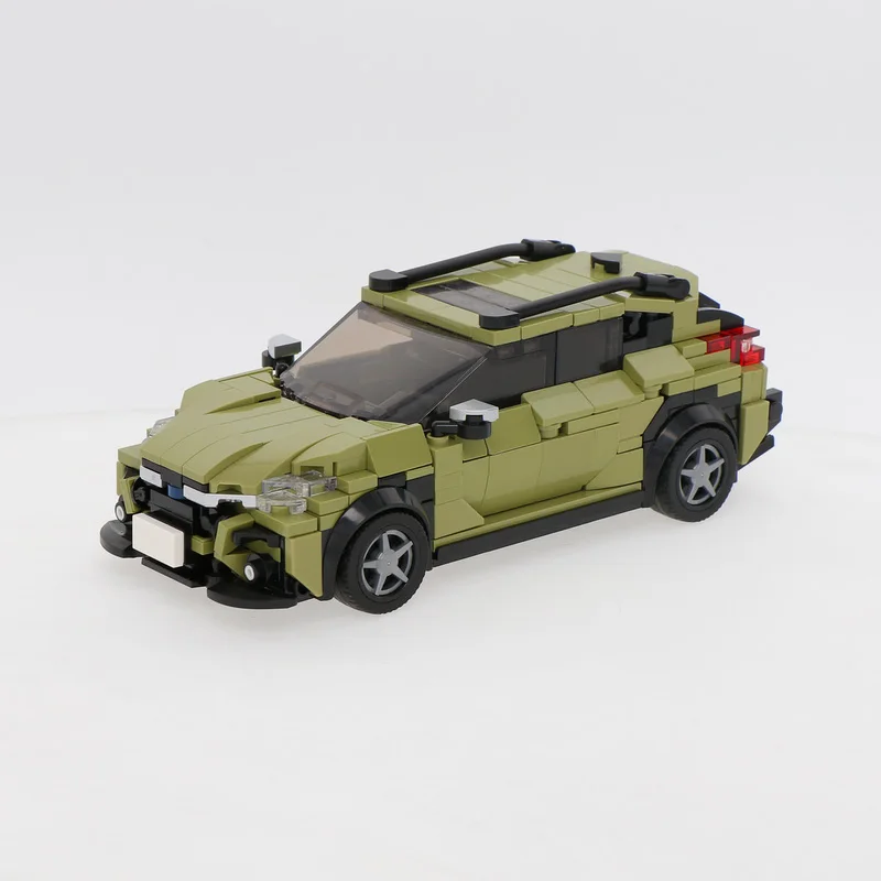 City Car Model MOC Building Bricks Compact Sport Utility Vehicle Modular Technology Children Holiday Gifts Assemble Toys Suit