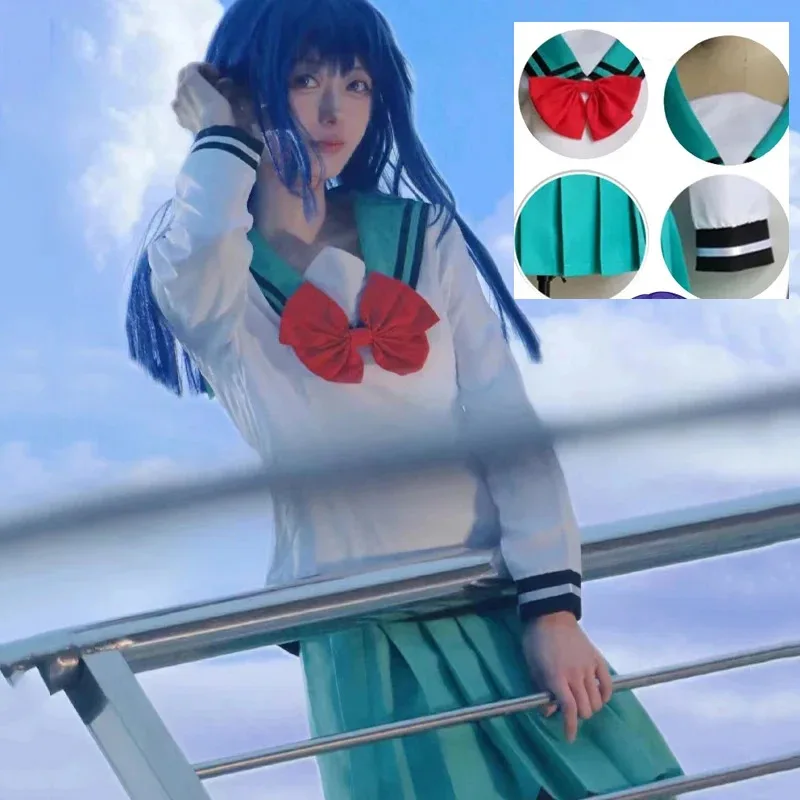 

Anime Saiki Kusuo The Disastrous Life K.-Nan Cosplay Teruhashi Kokomi Cosplay School Uniform Halloween Custome for Women Men