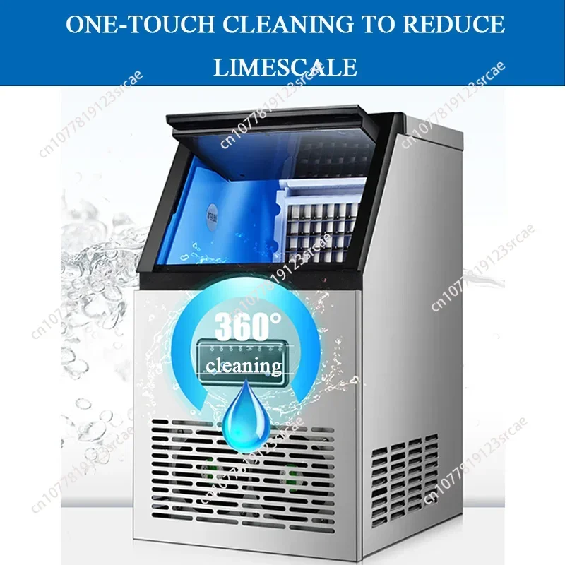 

for Commercial Portable Ice Cubes Maker Machine 60kg Ice Tube Maker Machine For Business