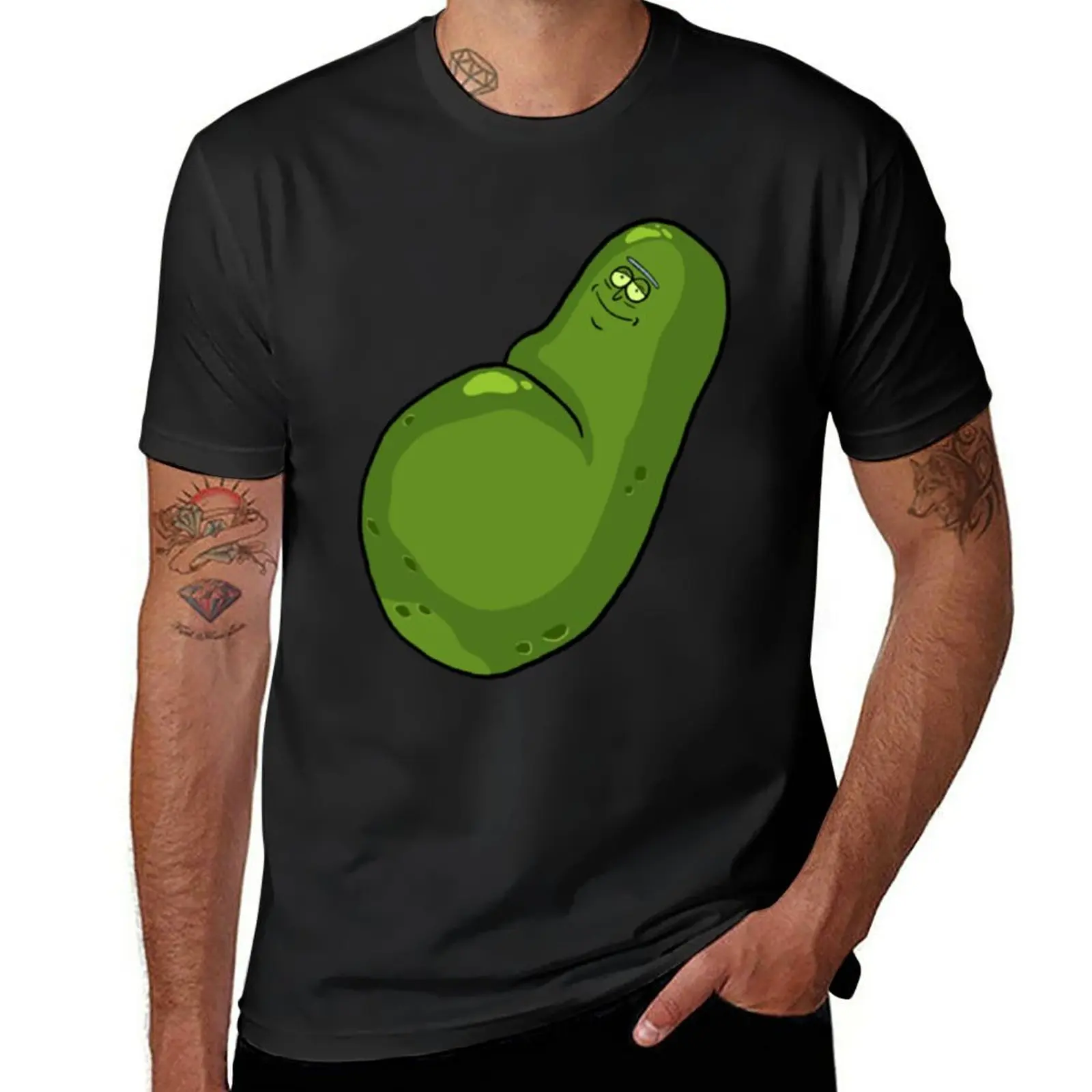 New Pickle thicc T-Shirt korean fashion quick drying t-shirt sweat shirts Aesthetic clothing oversized t shirt men