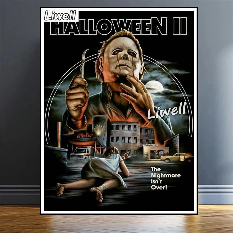 Horror Movie Series Halloween Michael Myers Diamond Painting Art Full Drills Embroidery Cross Stitch Kit Handicraft Home Decor