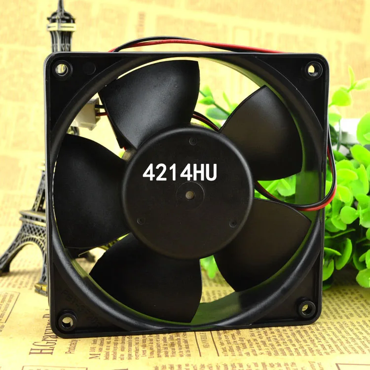 

Axial flow fan 120X120X38MM 12cm 24V 5.3W 4214HU IP54 Waterproof mute Server cooling Fan