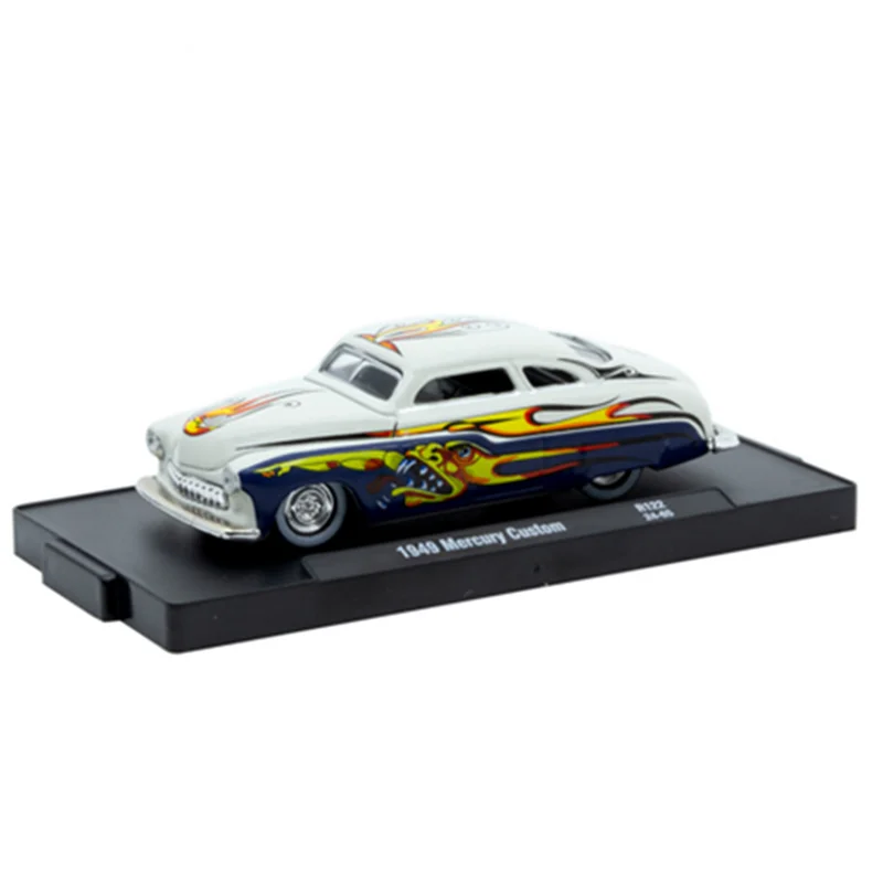 M2 1: 64 Scale 1949 Mercury Custom Alloy Car Model Adult Classic Collection Display Gift Souvenir Boy Toy