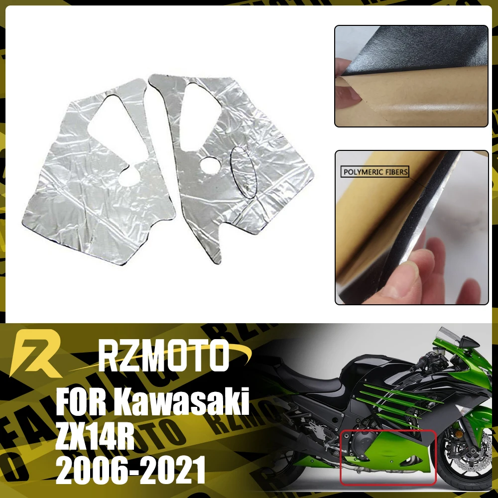 

For Kawasaki Ninja ZX12R ZX 12R ZX-12R2000-2005 Motorcycle Protective Heat-Insulating Film ABS Fairing Professional Heat Shield