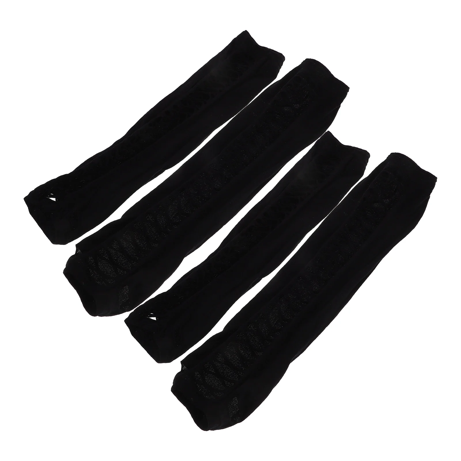 

2pcs Black Mesh Gloves Women Elbow Length Fingerless Hollow Design Punk Style Costume Accessories Festival Cosplay