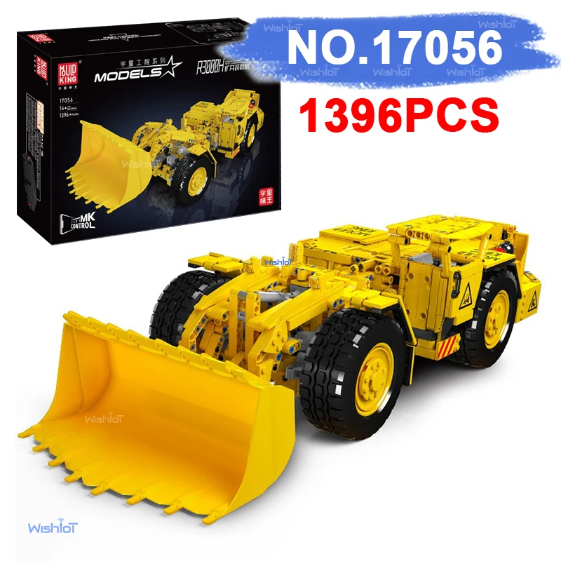 

17056 Инженерный электрический погрузчик-экскаватор, конструктор для взрослых, креативный подарок для мальчиков и детей, техническая модель для самостоятельной сборки