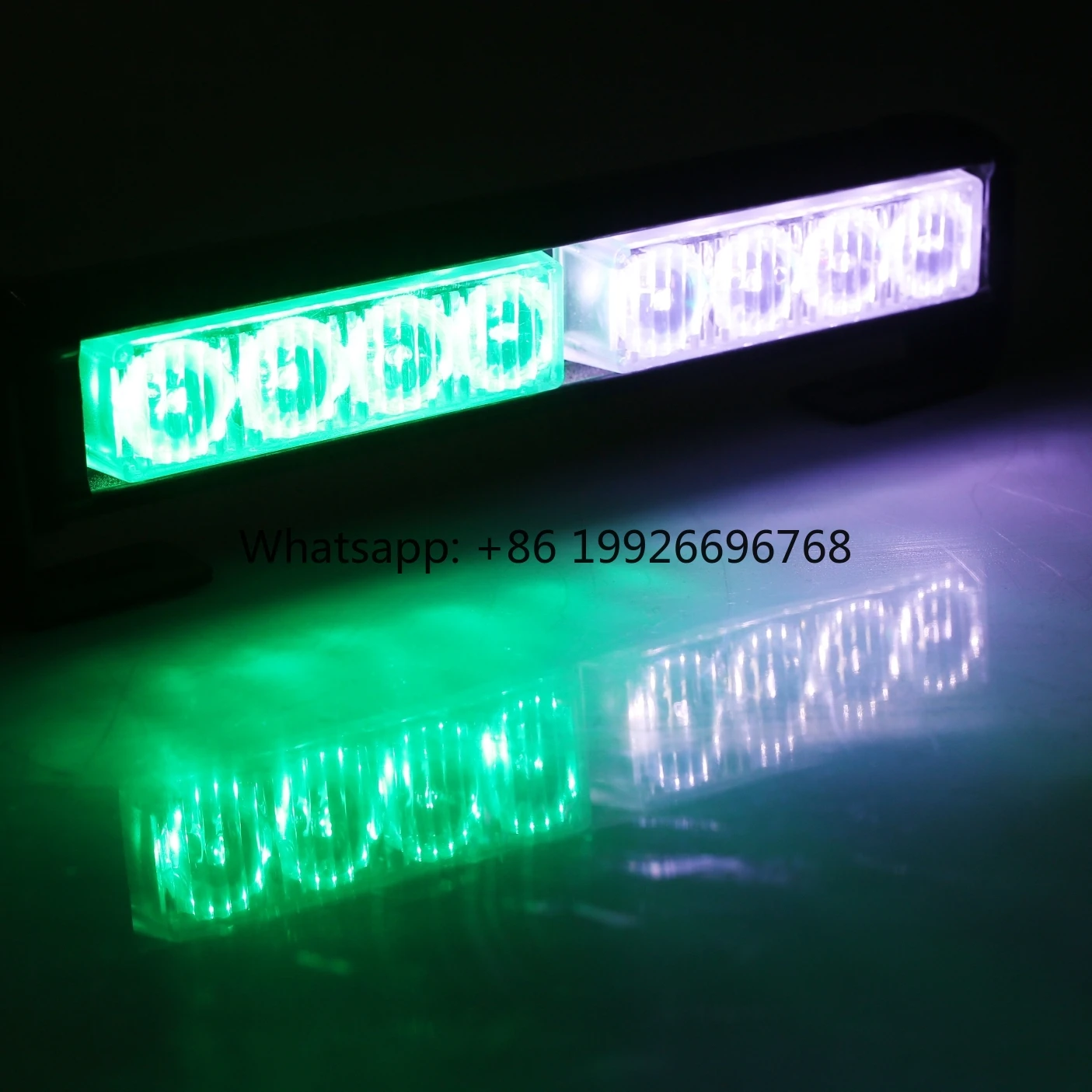 

Hot Selling 4-Light 2-Section Car Strobe Light Post 8LED 8W Roof Strip Signal Light New Condition for Foreign Trade