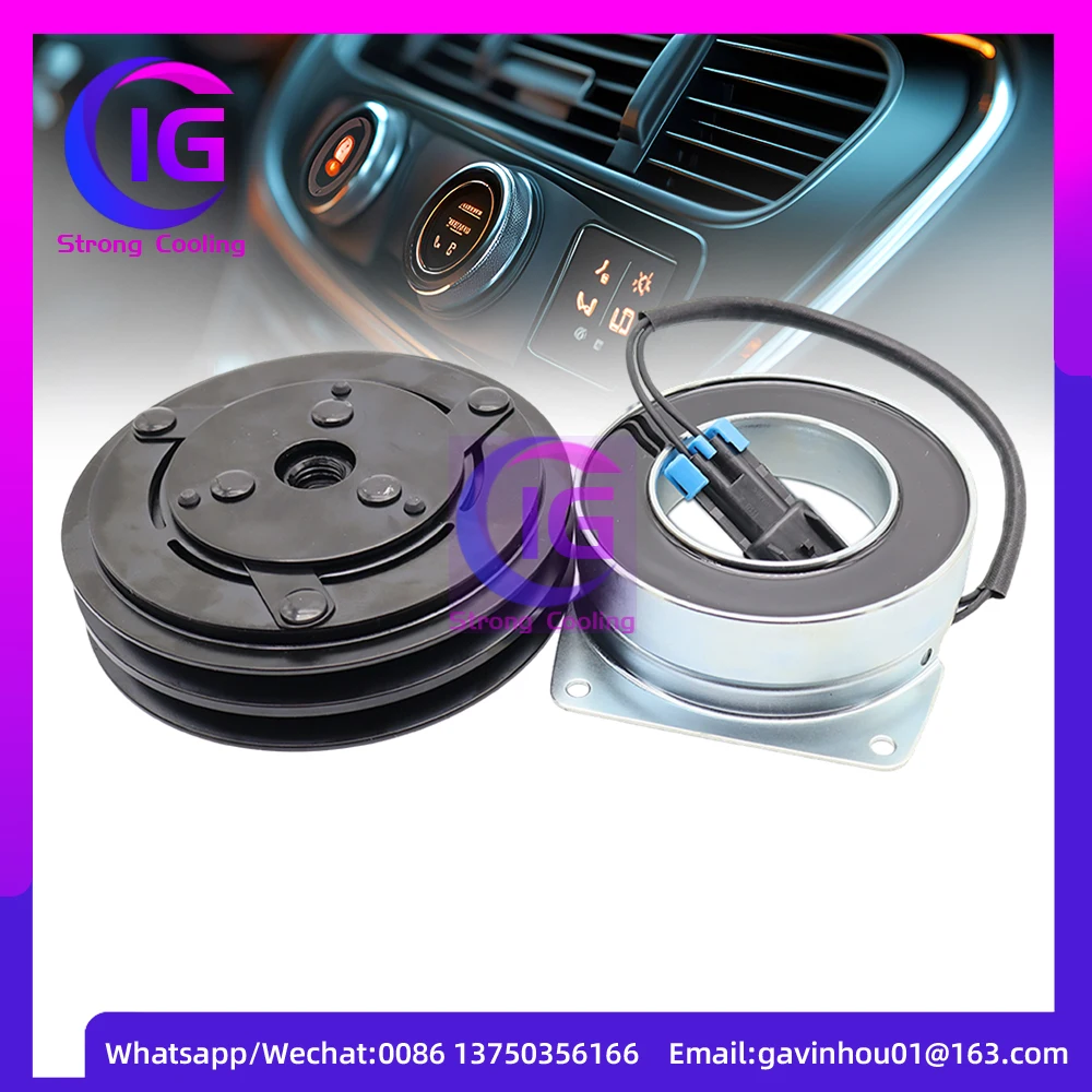 

A/C AC COMPRESSOR CLUTCH For YORK 210 5042 650513 948277 47938 400392 141186 176468 10223 12750 CM135001 12V/24V 2 Grooves