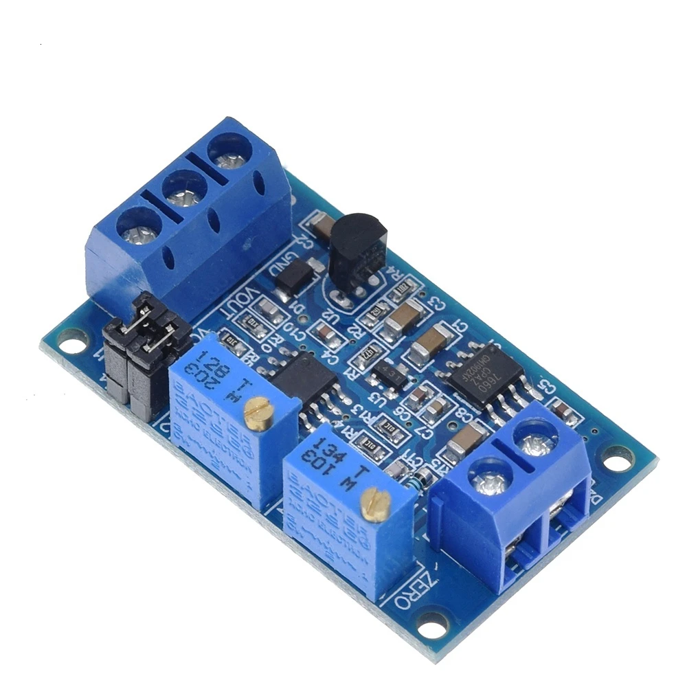 TZT Current To Voltage Module 0 -20mA/4 -20mA to 0- 3.3V/0 -5V/0 -10V Voltage Transmitter Signal Converter Module image 4