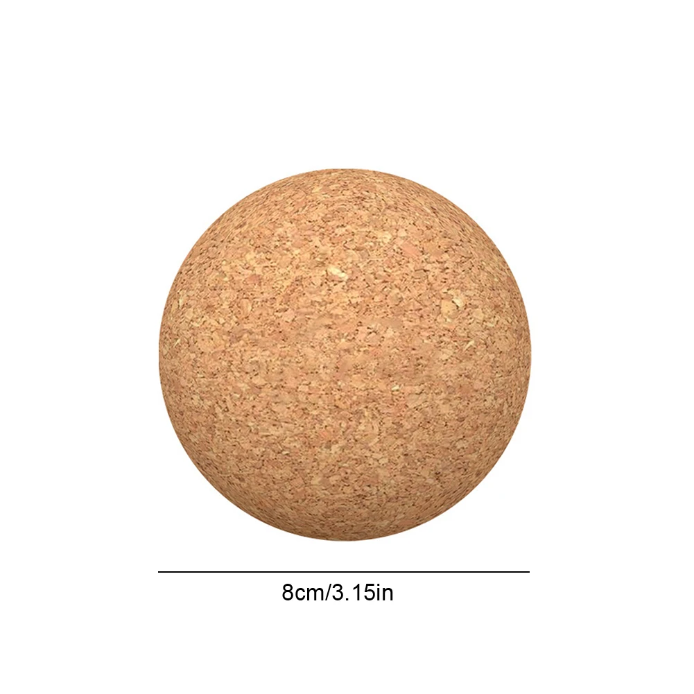 كرة تدليك الفلين، كرة علاج اليوغا، كرة لاكروس لعلاج نقطة التردد لتدليك الأنسجة العميقة لليوجا