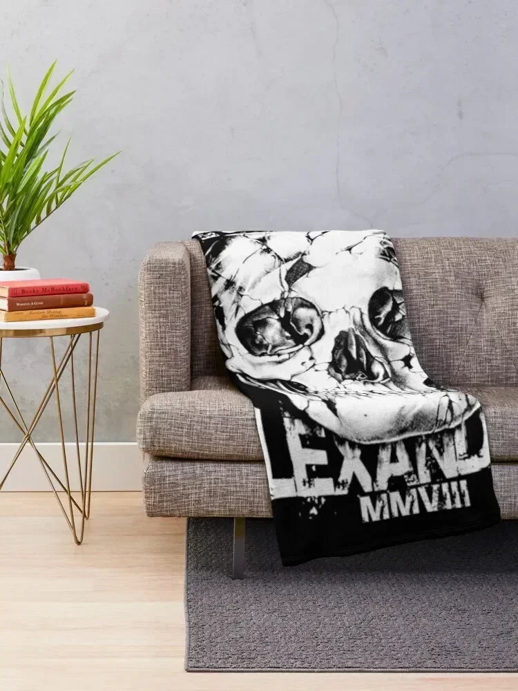 Asking Alexandria Devil Tentacle Skull - England Rock n Roll Throw Blanket Flannel bed plaid Custom Blankets