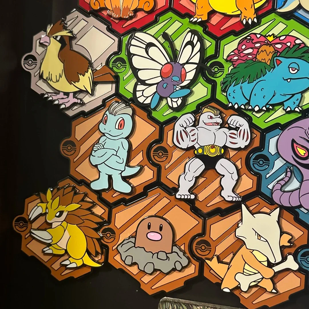 In Stock 100% Original Pokemon Card Props Set Cards Refrigerator Magnet Gem Pack Custom PTCG 151 Travel Card Collect Gifts Toys