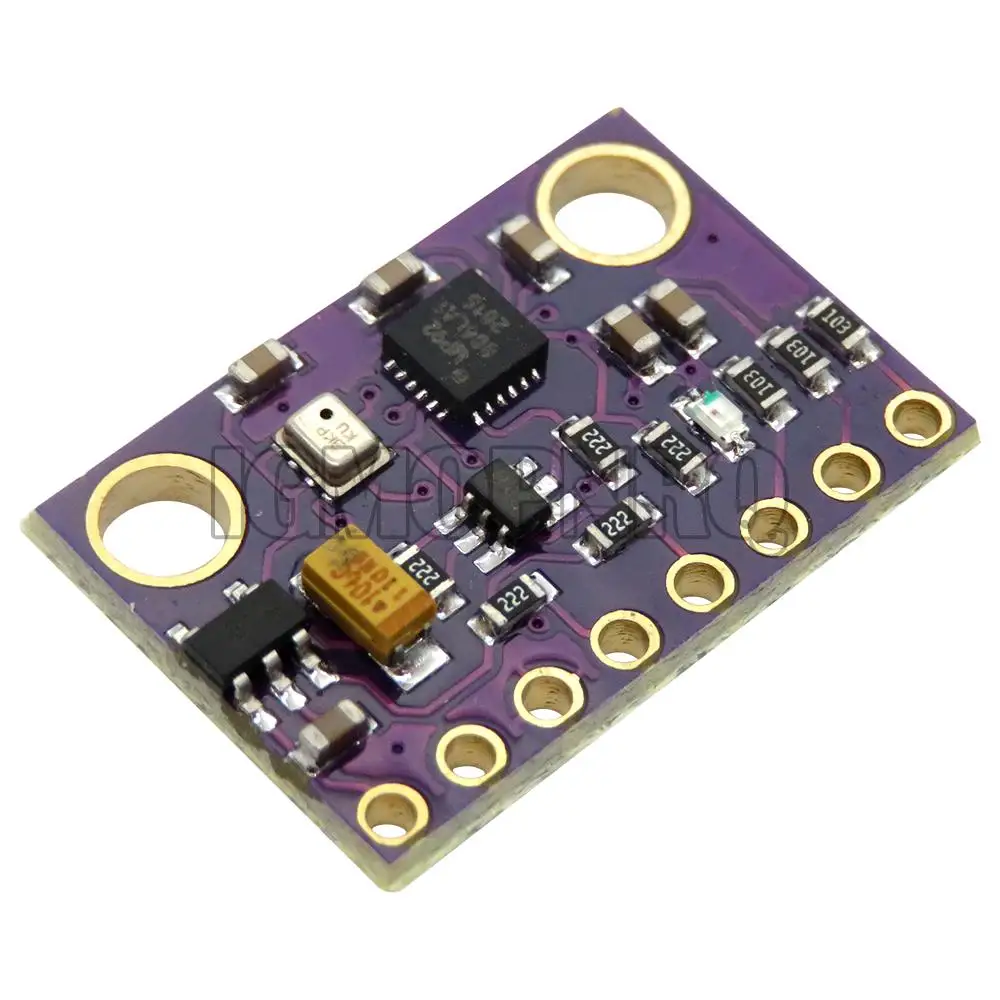 MPU-9250 3-5V MPU9250 GY-91 SPI IIC/I2C 10DOF Acceleration Gyroscope Compass 9-Axis Sensor Board Module BMP280 For Arduino