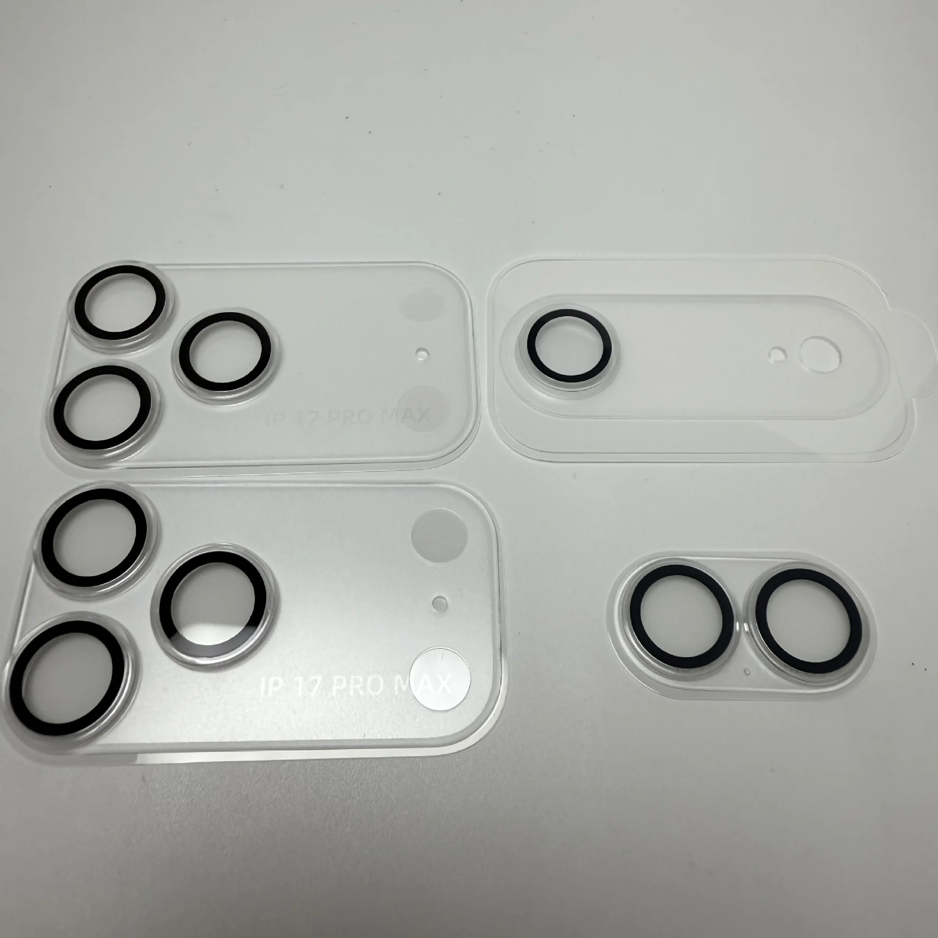 ماتي كاميرا الكمبيوتر حامي عدسة الزجاج آيفون 17 برو ماكس 17 الهواء ثلاثية الأبعاد غطاء كامل عودة عدسة الحال بالنسبة آيفون 17pro للصدمات