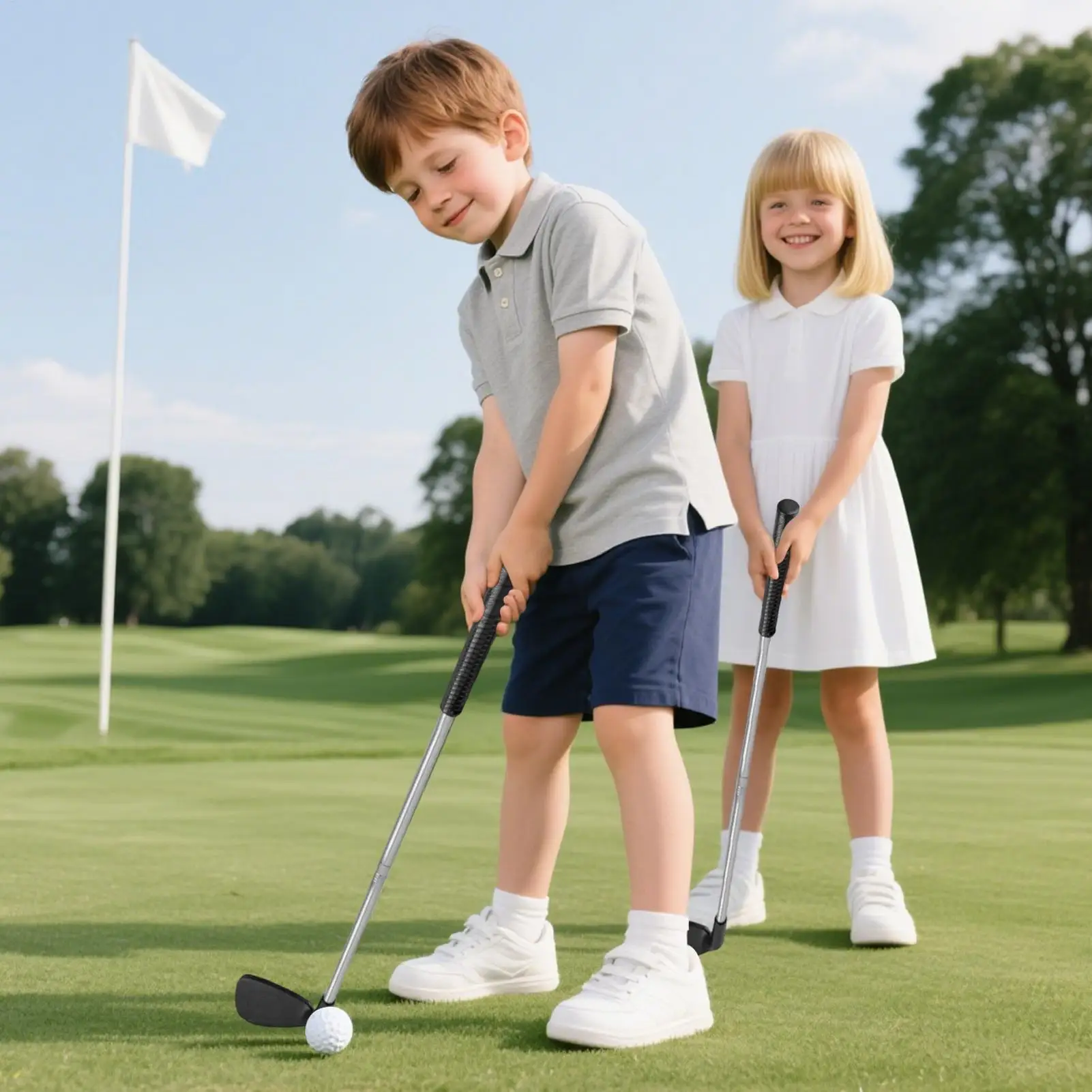 Ensemble de Golf Junior pour enfants, ensemble de jeu interactif amusant pour la Coordination œil-main, école, maison, heure de jeu pour les enfants d'âge préscolaire