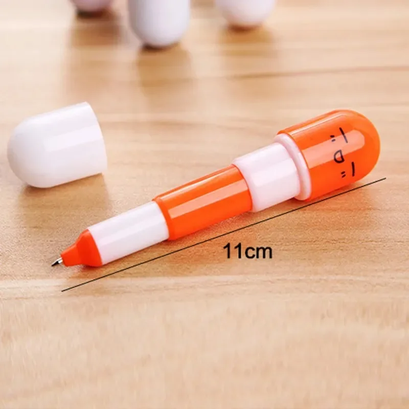 Creative Pill Ballpoint Pen Cute Learning Stationery Student Prize School Office Writing Pen Stationery Tool Supplies