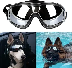 Dog Goggles Adjustable Strap  Pet Goggles for Medium To Large Dog for Travel Skiing and Anti-Fog Dog Snow Goggle Dog Accessories