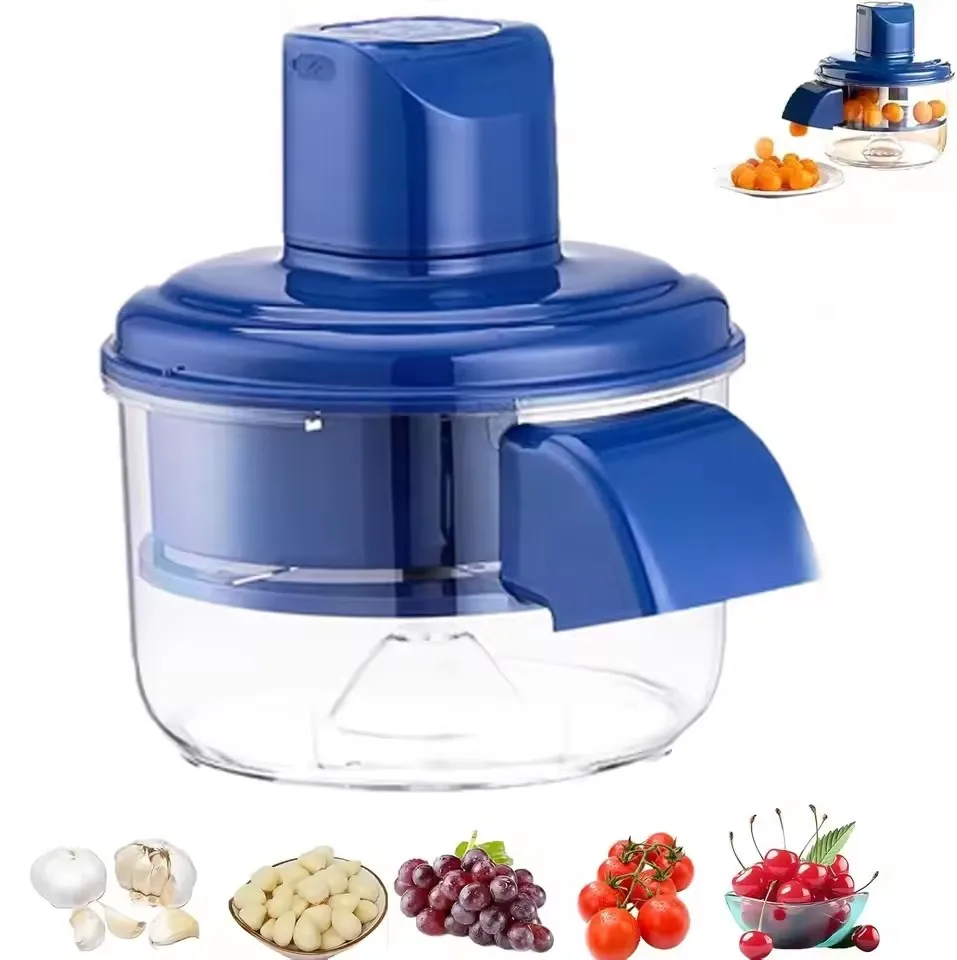 Rechargeable Fruit Peeler Automatic Electric Grape Peeler Machine for Grapes Cherry Tomatoes Garlic Rechargeable Fruit Machine