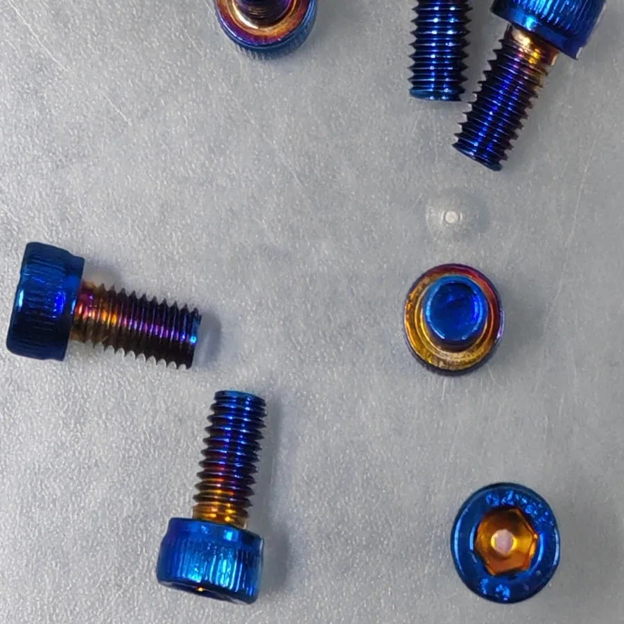 

DIN912 M4-M10 Hex Socket Cap Head Screws Burning Blue Plated SUS304 Allen Key Bolts Industrial Fasteners