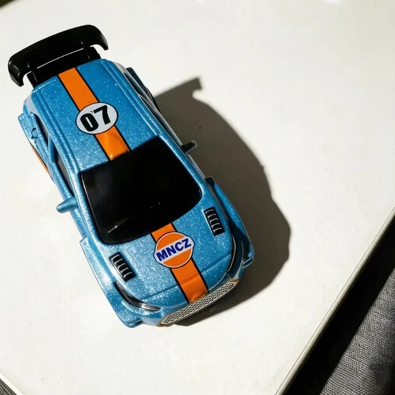 Generic 1:64 Mini Desktop Remote Control Drift Racing Car Alloy 4WD Ultra Micro Portable Model Desktop Toy Vehicle Gift For Boys