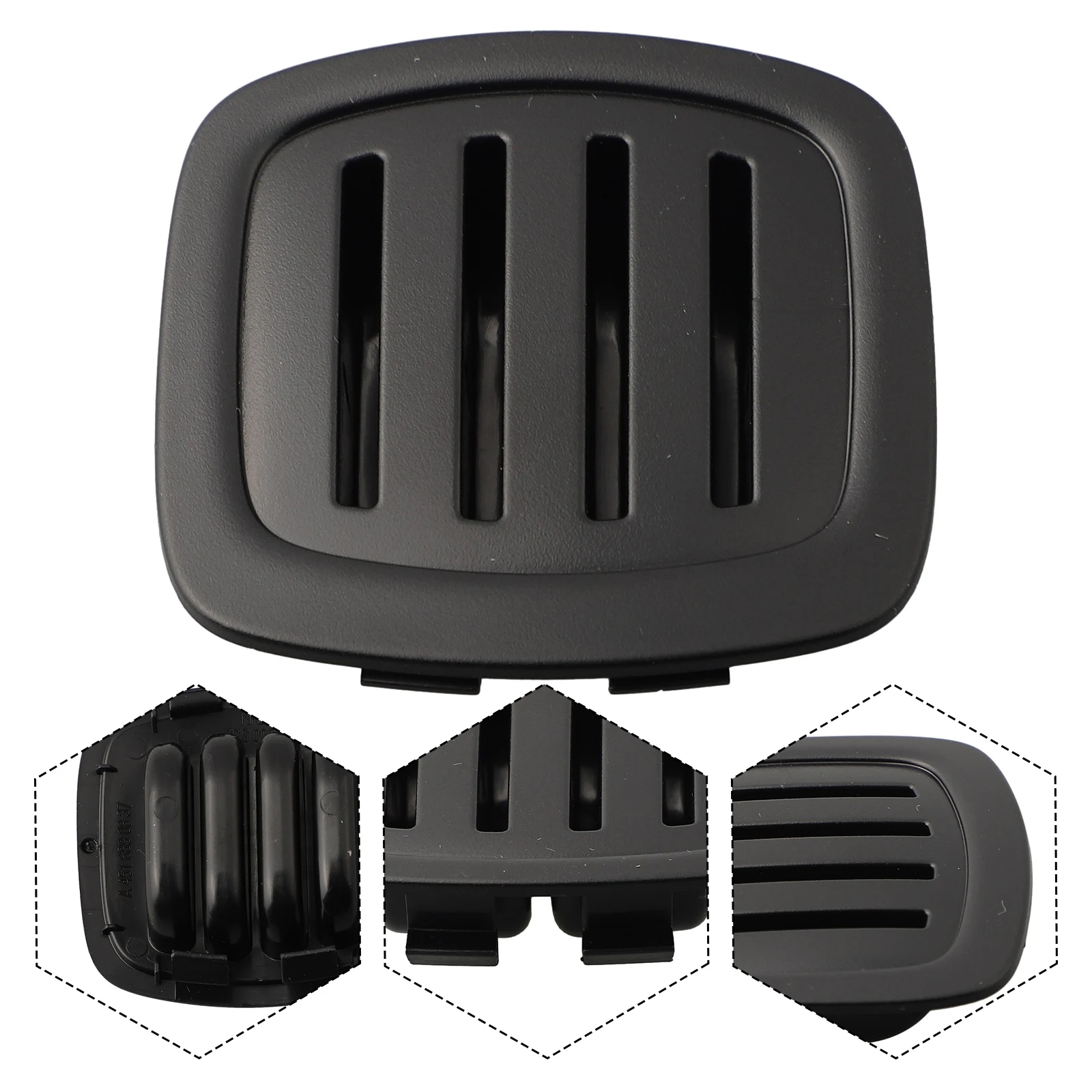 For Smart for Fortwo 451 Center Tunnel Console For Cover Strip Replacement A4516890837CR4A Direct Fit Accessory for Your Vehicle