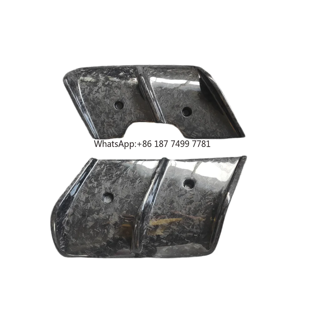 

Used for . I8 TC Style Forged Carbon Fiber Rear Bumper Diffuser Rear Corner Body Kit