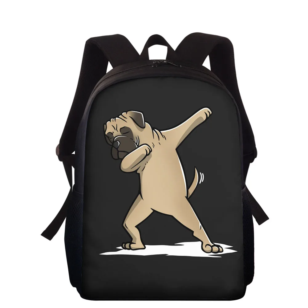 School Bags for Boys Girls Back Pack Cartoon Hip Hop Dog Print Student Bagpack Children Book Bag Kids Backpack Daily Backpacks