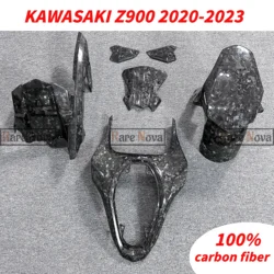 Real Carbon Fiber Carbon Fiber Motorcycle Kit for Kawasaki Z900 Windshield Pedal Guards Wings Front and Rear Fenders Tail Surro