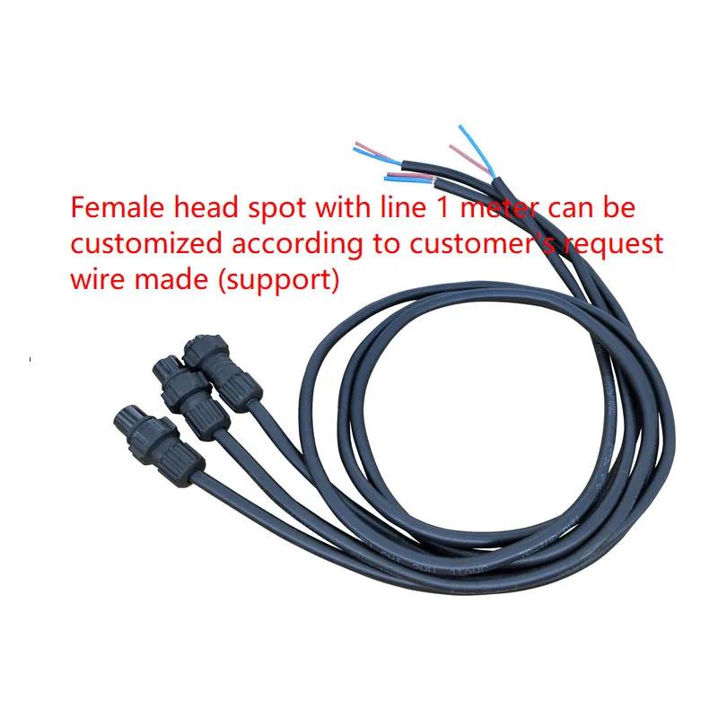 GX16 Aviation Connector 2/3/4/5/6/7/8/9/10 Pin IP68 Waterproof Panel Type Docking Back Nut Male&Female Plug/Socket