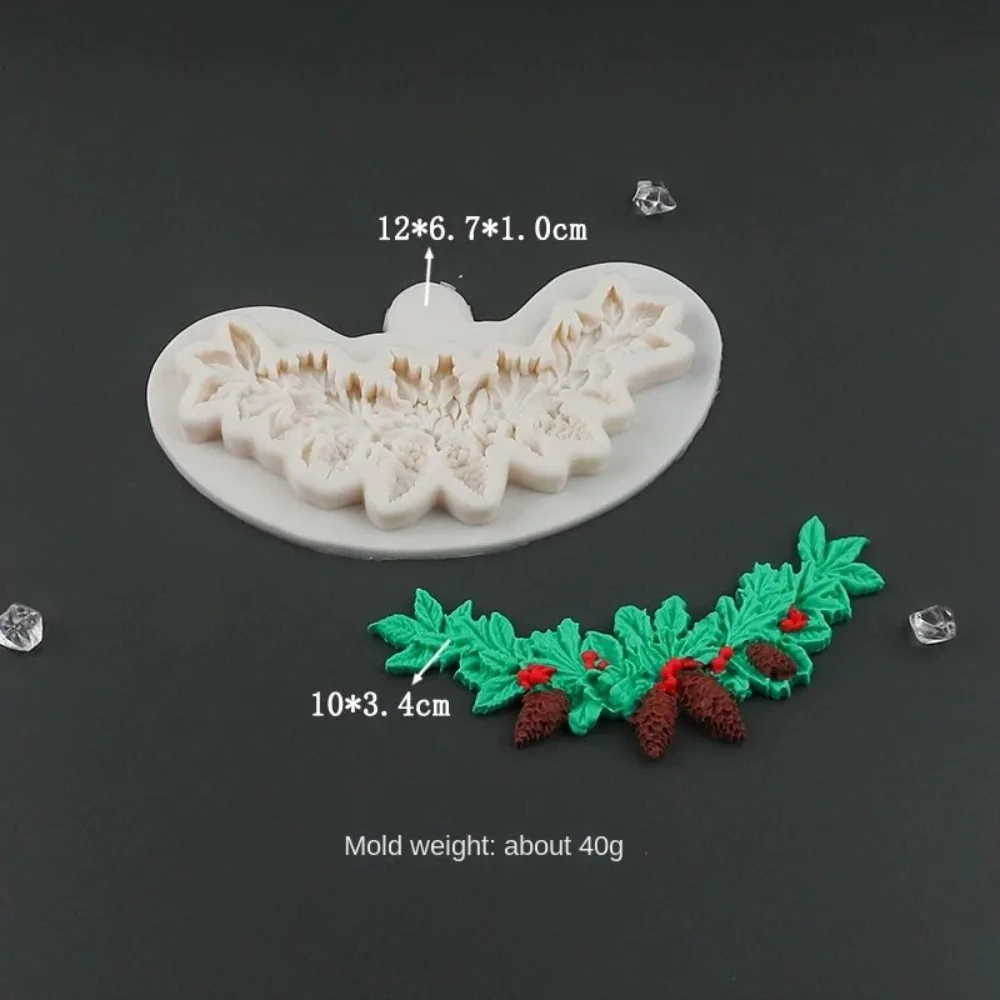 Stampi per decorazioni per torte grigie facile da pulire 4.92*2.67 pollici stampo per biscotti in Silicone strumento per la cottura stampi per fondente panetteria