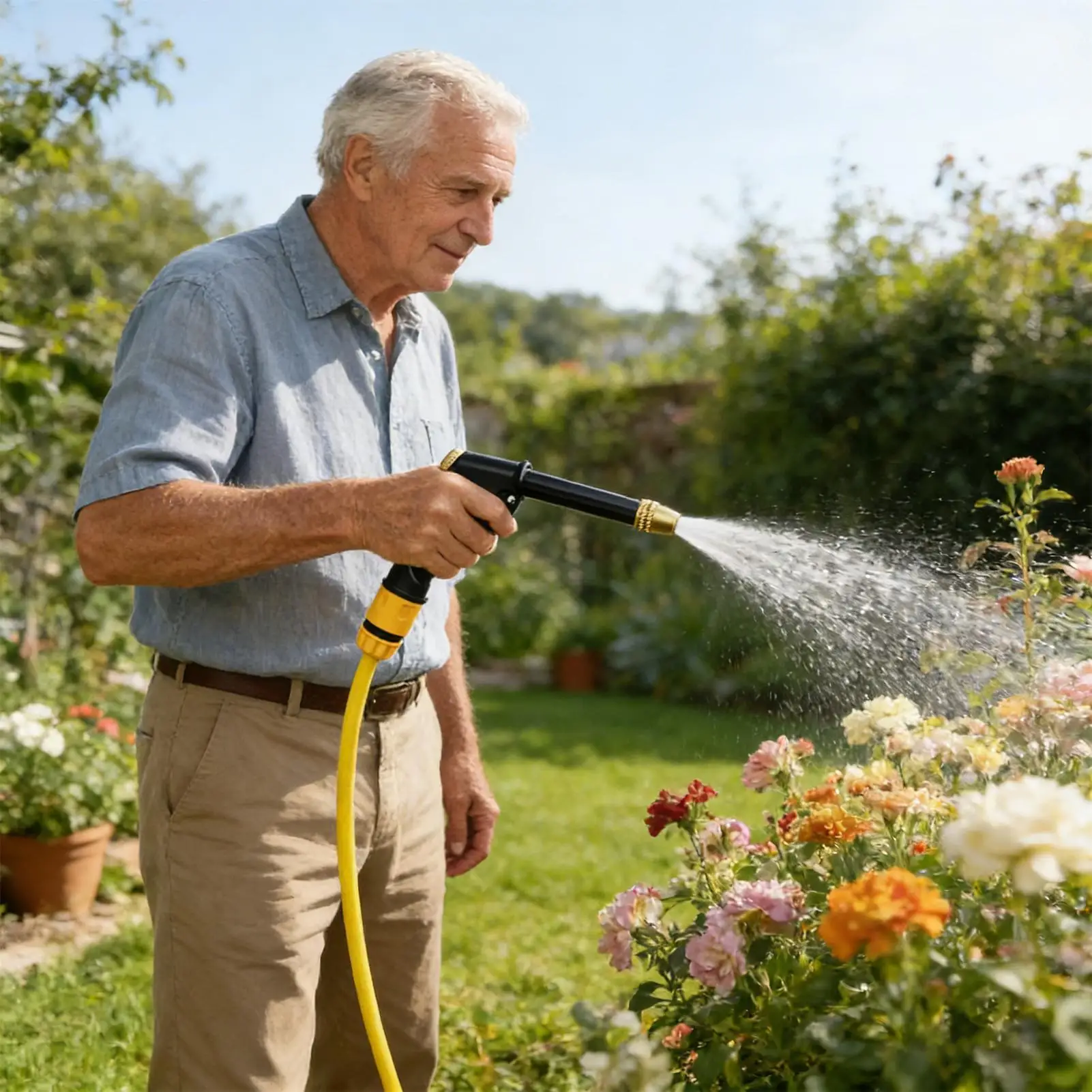 

Мощная мойка высокого давления с насадками, вращающаяся на 360°, герметичная, портативная, для мытья автомобилей, для уборки дома, гаража, балкона, сада