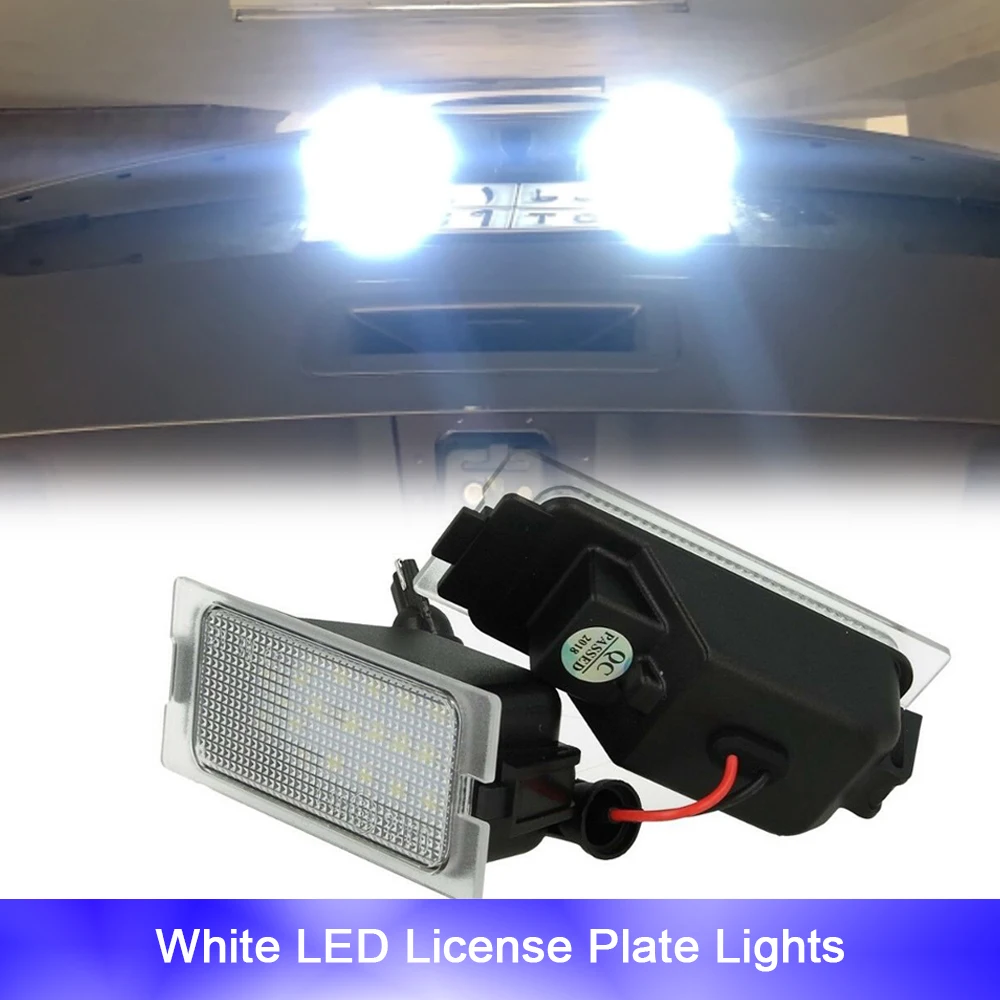 

18SMD White LED Backup License Number Plate Light Warning Tag Lamp No Error For Mercury Mariner Ford Escape MK2 Edge MK1 U387