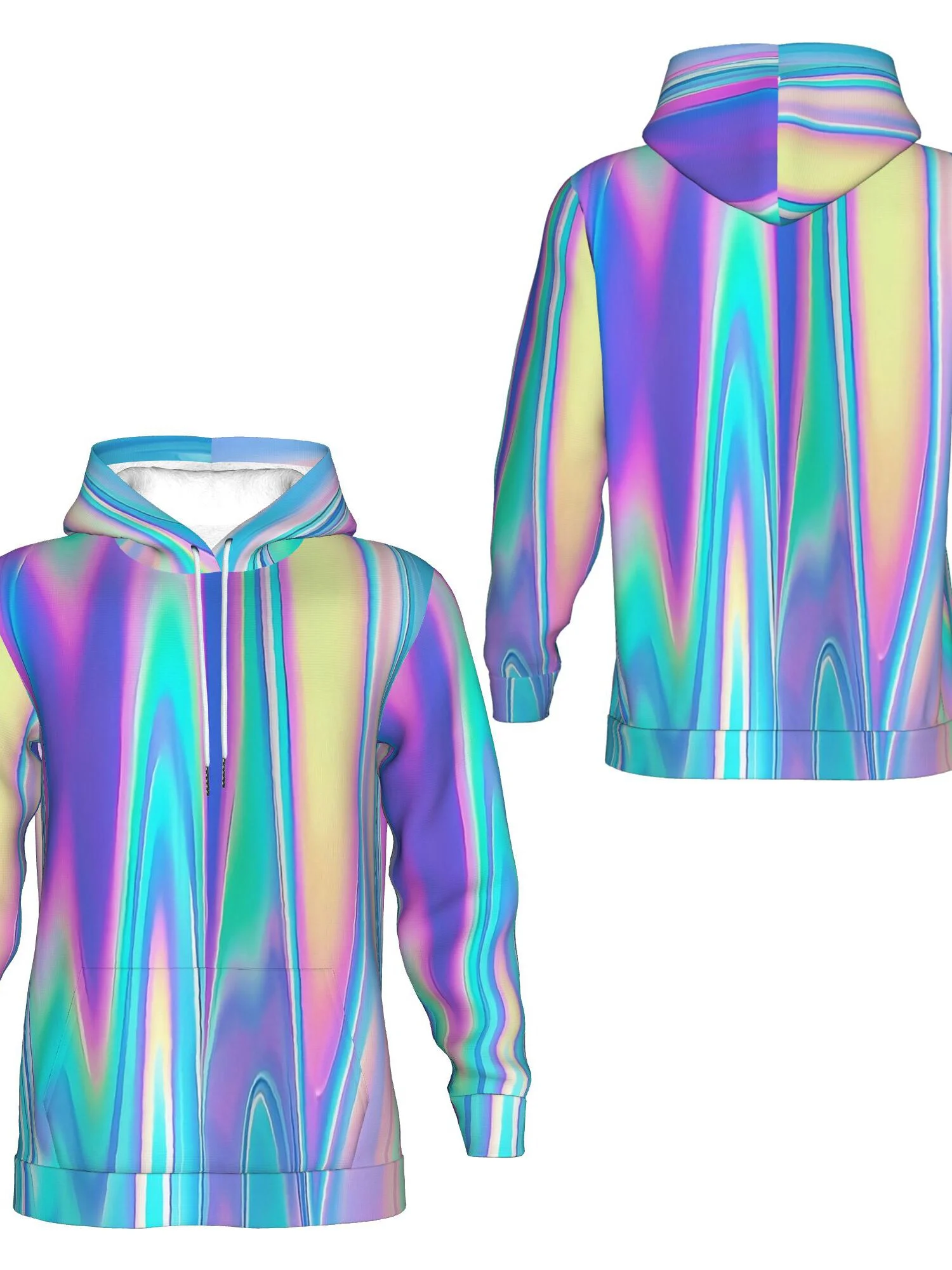 Sweat à capuche homme imprimé - 3D Printing Hologram avis et prix