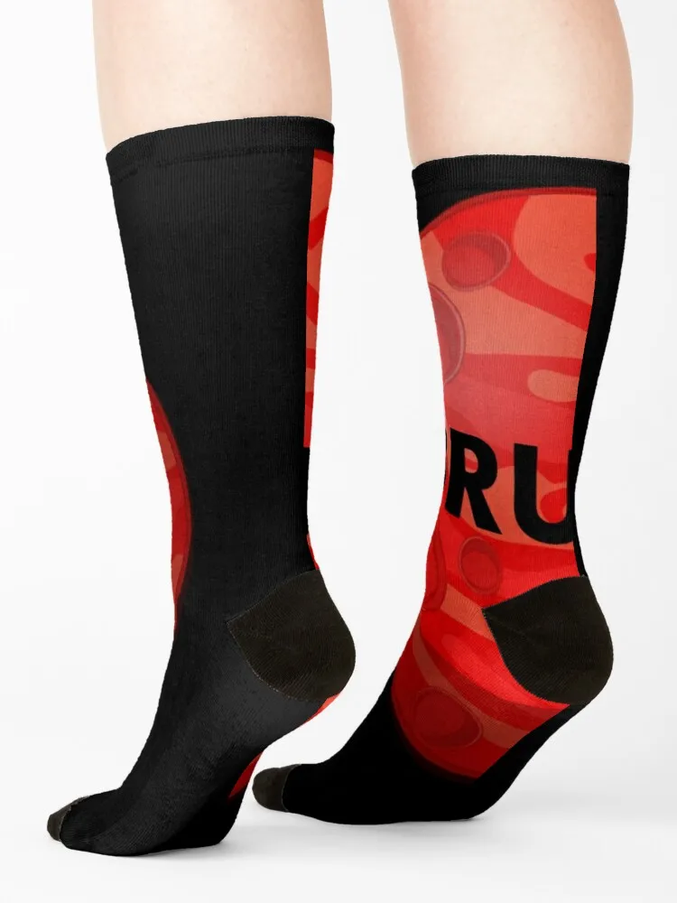 Mars ~ The Red Planet- Bruno Classic Socks ankle Christmas hiphop floor Men's Socks Women's