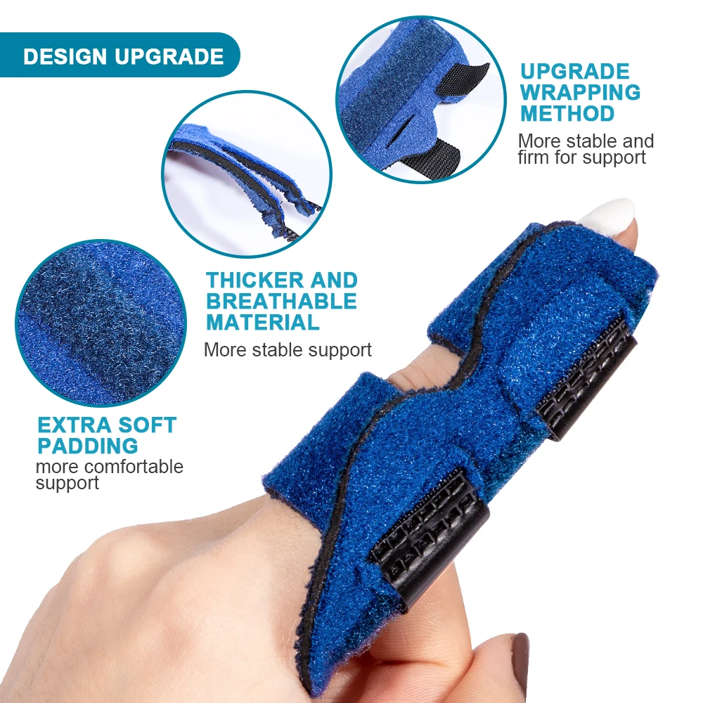 

1Pc Medical Finger Splint Hand Support Brace Cure Arthritis Tenosynovitis Finger Bending Protection Injury Pain Relief Corrector