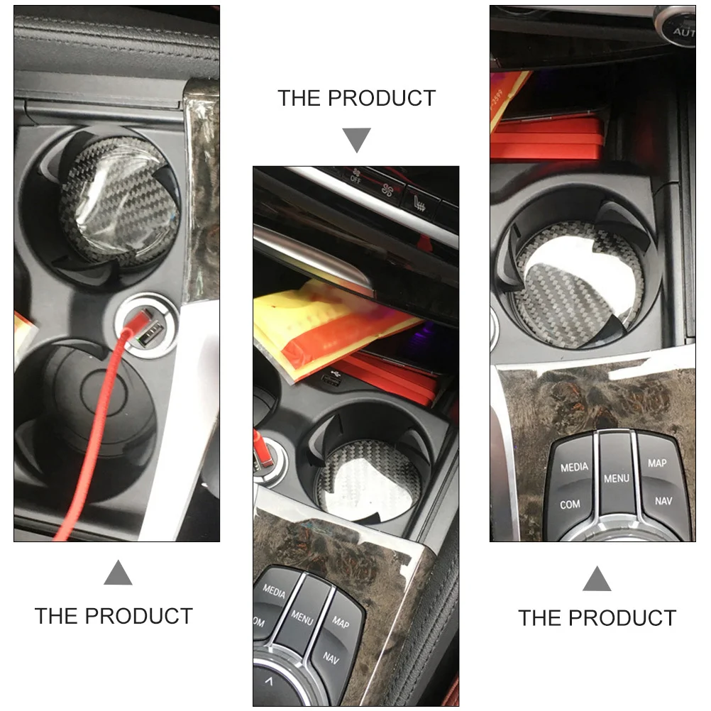 

1pc Non-Slip Drink Pad Insulation Round Auto Accessories Auto Accessories Holder Mat Cup Mat For Car Cup Placemat Pad
