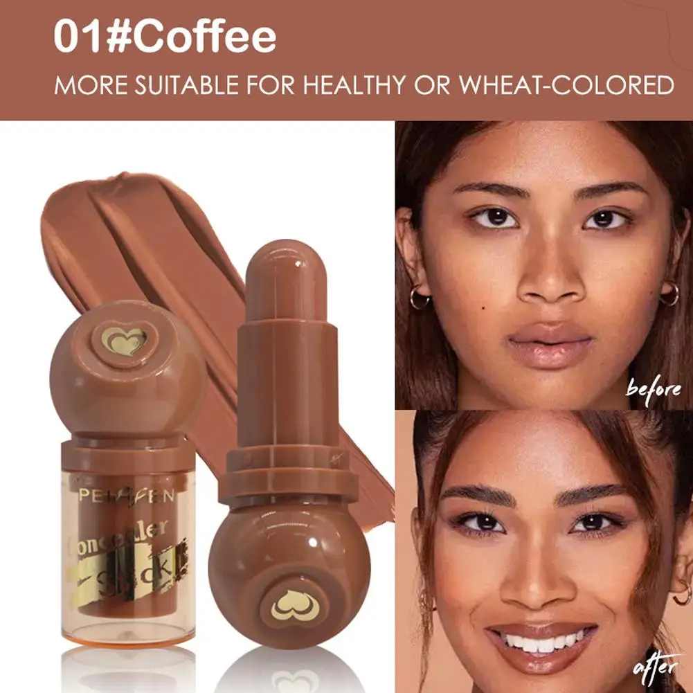 3-Color Matte Liquid Concealer Set for Eyes, Naturally Lightweight, Sweat-Proof, Fade-Free Coverup Makeup, Multi-Purpose Smooth
