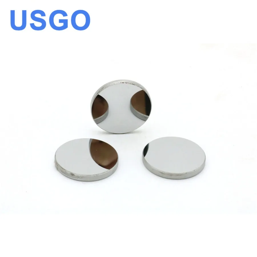 USGO Co2 Laser Reflect Mirror Dia. 15 19.05 20 25 30 38.1mm Mo Laser Mirror For Co2 Laser Engraving And Cutting Machine