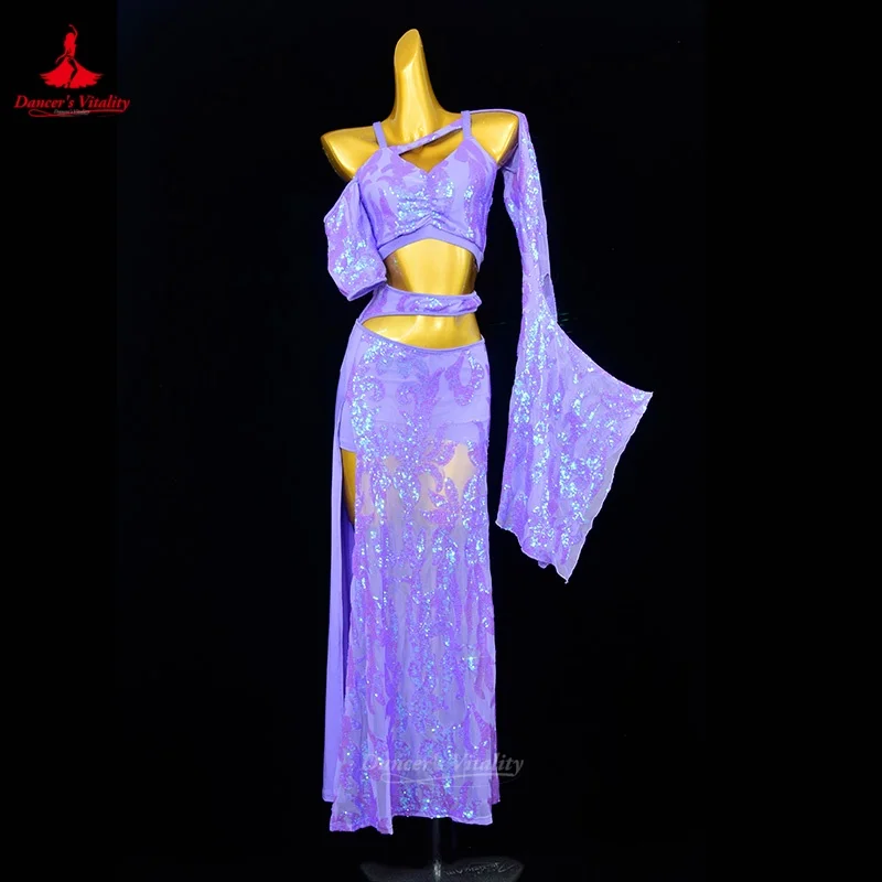 Belly Dance Set High-end and Elegant Dancewear Adult Oriental Dancing Practice Clothes Performance Costumes Dancer's Vitality