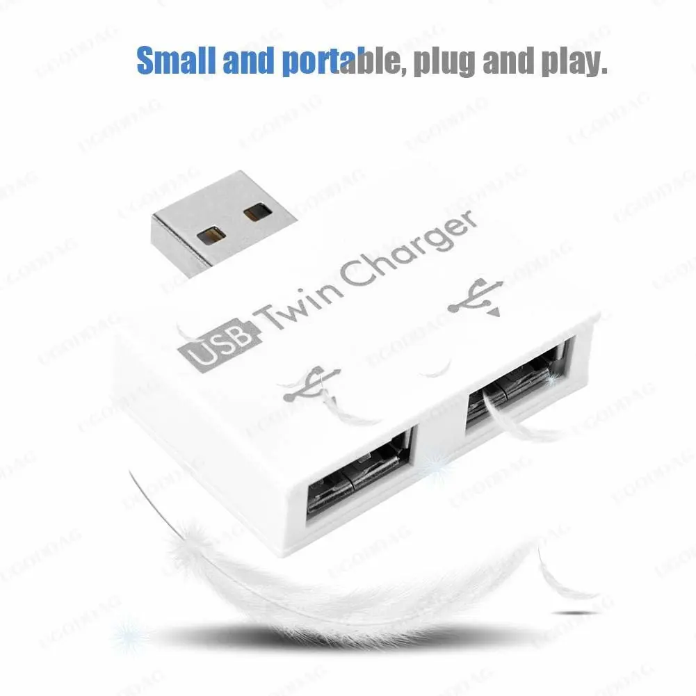 USB 2,0 адаптер-разветвитель для двух Портов USB