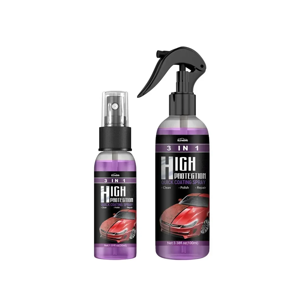 

Ceramic Car Coating 3 in 1 Quick Coating Spray Car Shield Coating Car Paint Repair Exterior Restorer Ceramic Spray